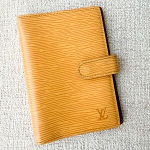 Louis Vuitton Epi Leather PM Agenda – Rare Yellow & Purple – Vintage